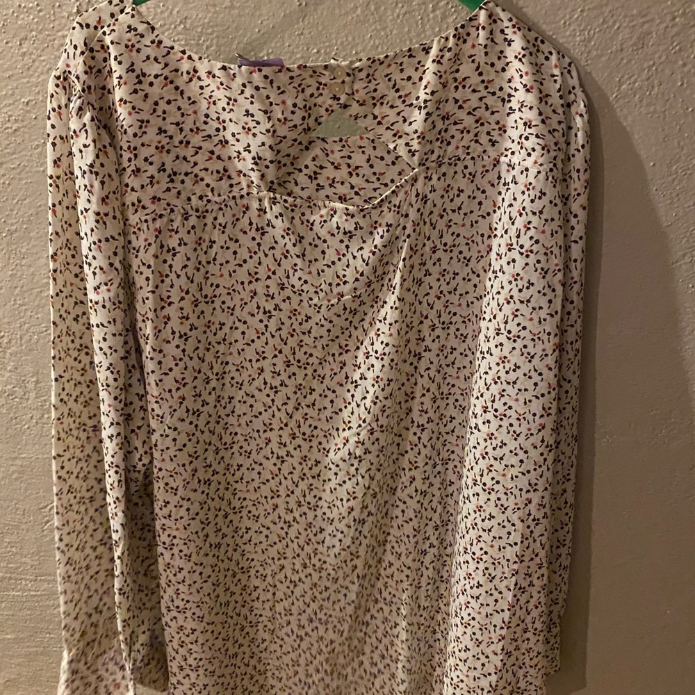 Loft plus size 22 flower blouse